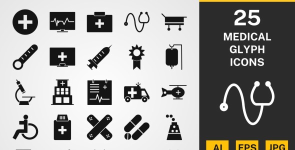 Набор иконок на тему medical