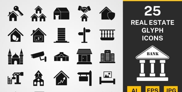 Набор иконок на тему city