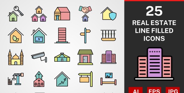 Набор иконок на тему city