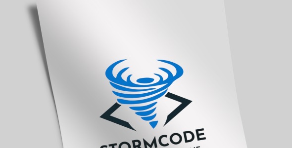 Шаблон логотипа на тему графика