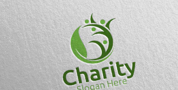 Шаблон логотипа на тему графика