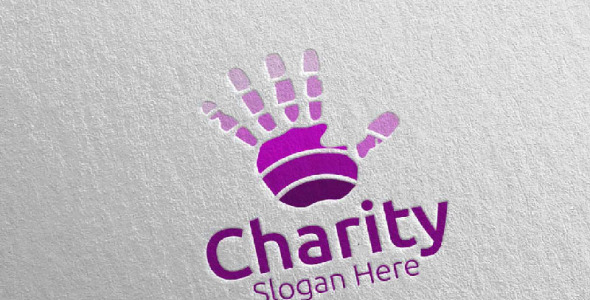 Шаблон логотипа на тему графика