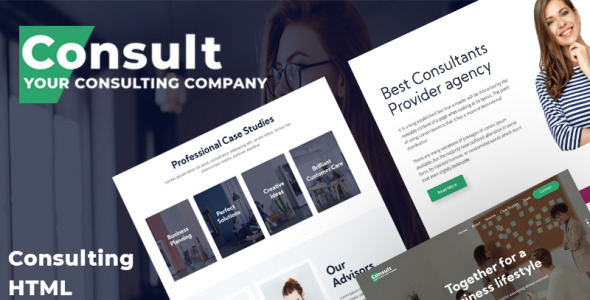 Consultation Firm Website Template