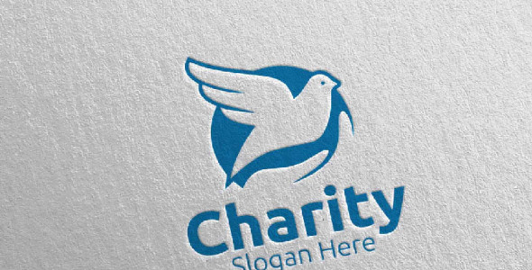 Шаблон логотипа на тему графика