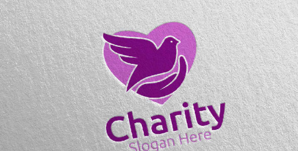 Шаблон логотипа на тему графика