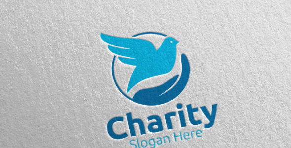 Шаблон логотипа на тему графика