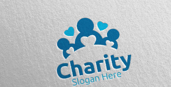 Шаблон логотипа на тему графика