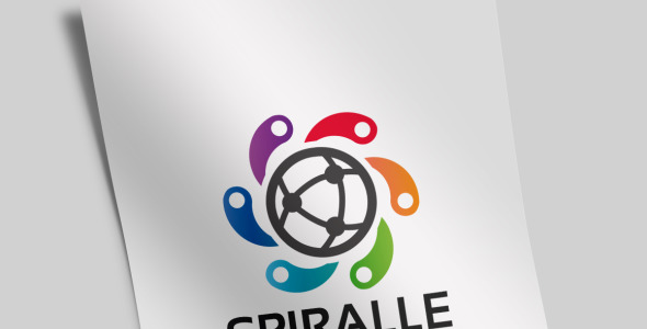 Шаблон логотипа на тему графика