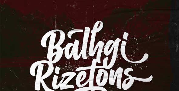 Шрифт на тему графика