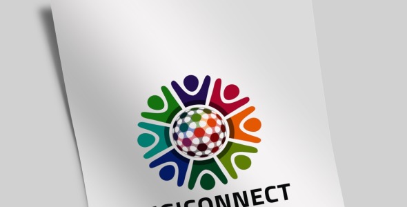 Шаблон логотипа на тему графика