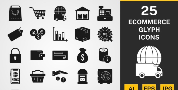 Набор иконок на тему shopping