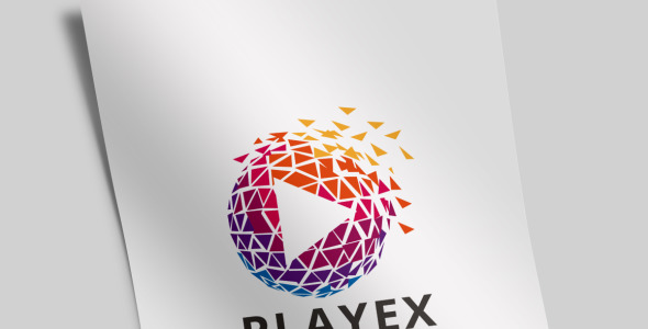 Шаблон логотипа на тему графика