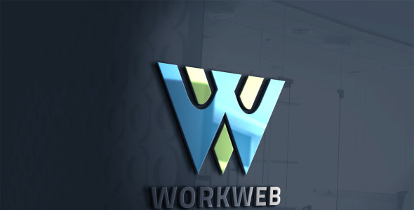 Шаблон логотипа на тему графика