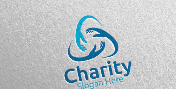 Шаблон логотипа на тему графика