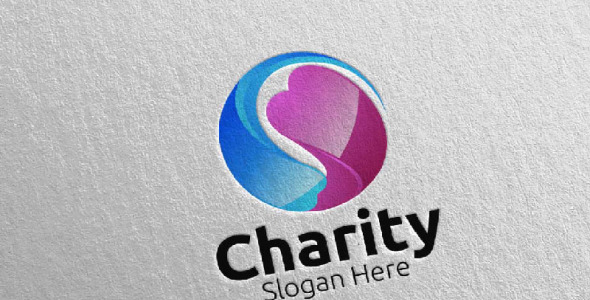 Шаблон логотипа на тему графика