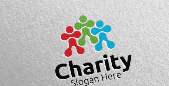 Шаблон логотипа на тему графика