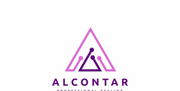 Шаблон логотипа на тему графика