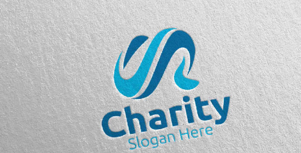 Шаблон логотипа на тему графика