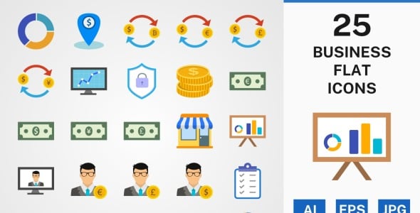 Набор иконок на тему финансы