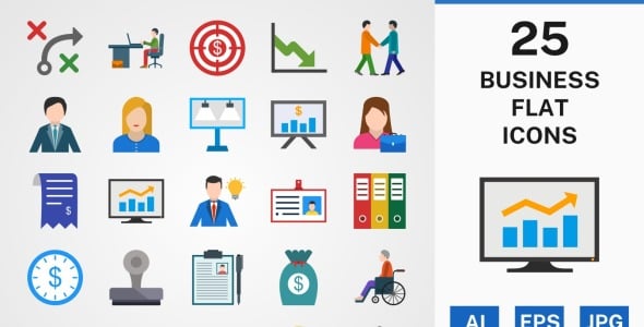 Набор иконок на тему business