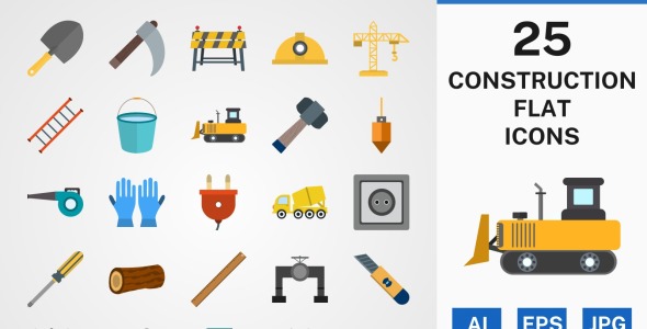 Набор иконок на тему industrial