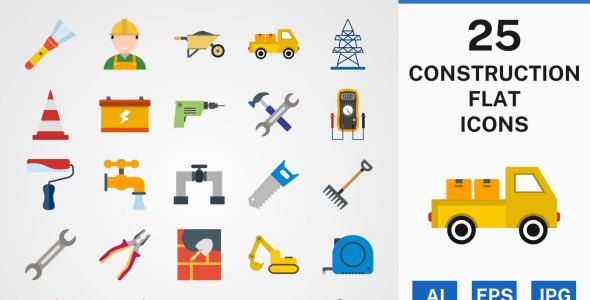 Набор иконок на тему industrial