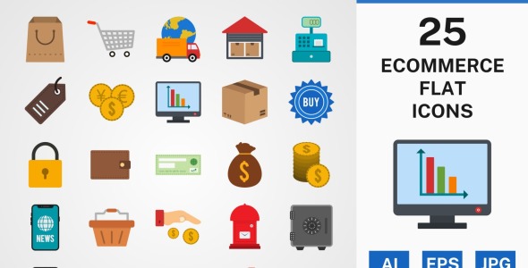 Набор иконок на тему shopping