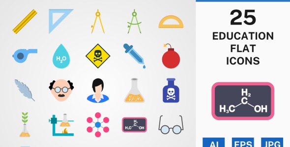 Набор иконок на тему science