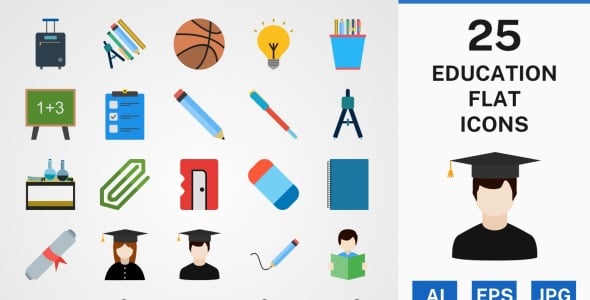 Набор иконок на тему science