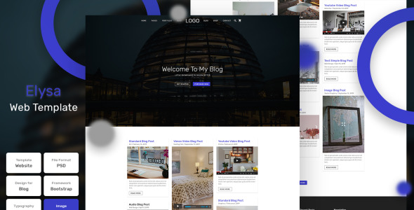 PSD шаблон на тему бизнес и услуги