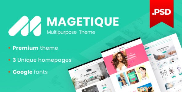 Адаптивный PSD шаблон на тему магазин белья