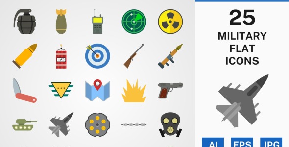 Набор иконок на тему military
