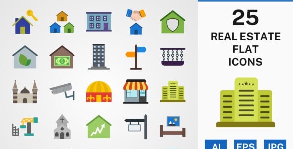 Набор иконок на тему city