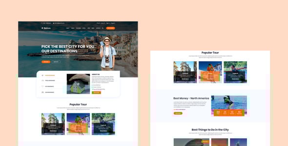 Travel Agency HTML5 Website