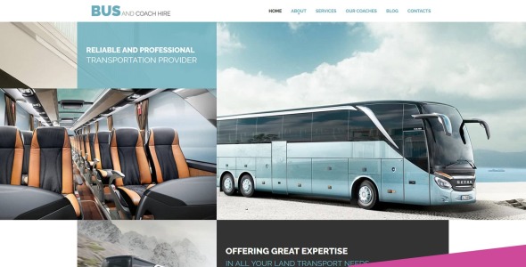 автобусная компания moto cms 3 шаблон