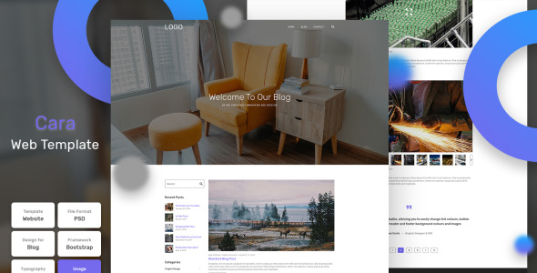 PSD шаблон на тему бизнес и услуги