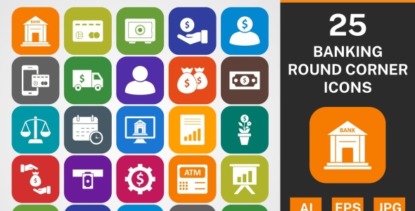 Набор иконок на тему финансы