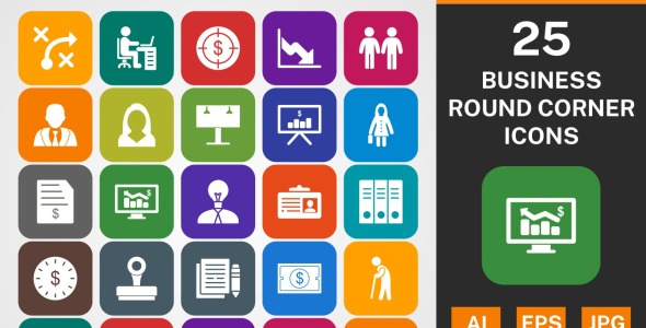 Набор иконок на тему business