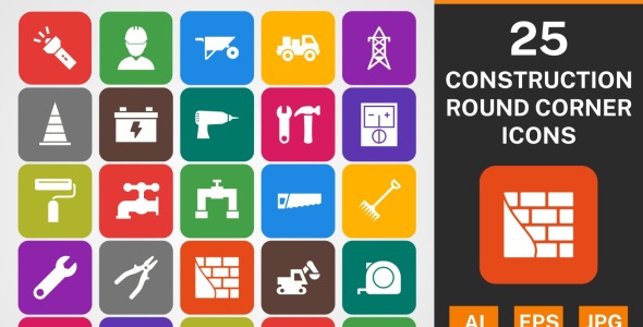 Набор иконок на тему industrial