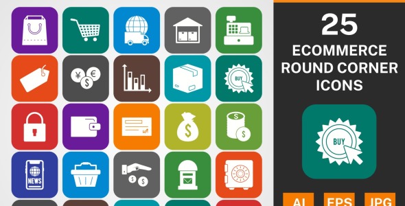 Набор иконок на тему shopping