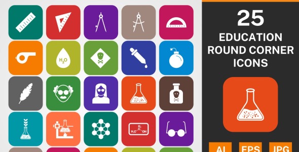 Набор иконок на тему science