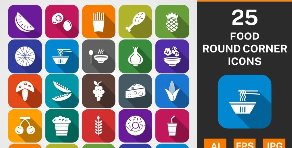 Набор иконок на тему food