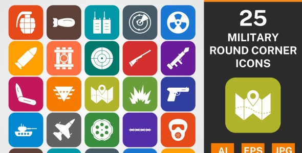 Набор иконок на тему military