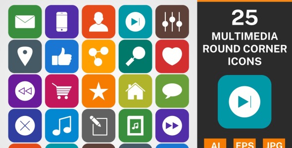 Набор иконок на тему music