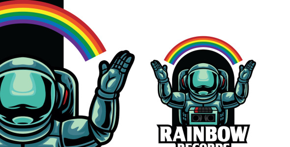 Шаблон логотипа на тему графика