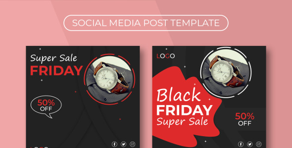 Шаблон для соцсетей на тему графика