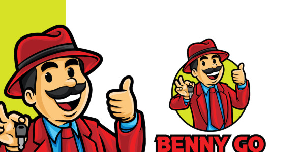 Шаблон логотипа на тему графика