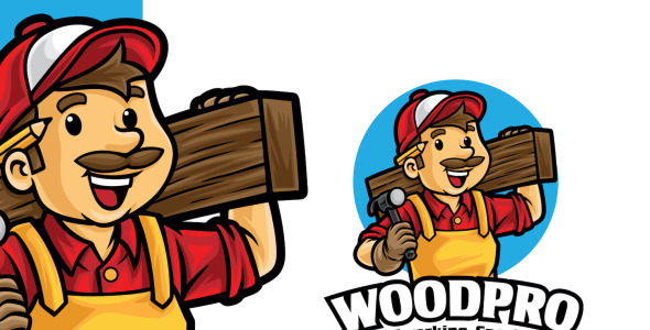 Шаблон логотипа на тему графика