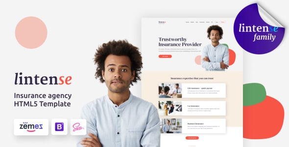 Creative HTML Landing Page Template