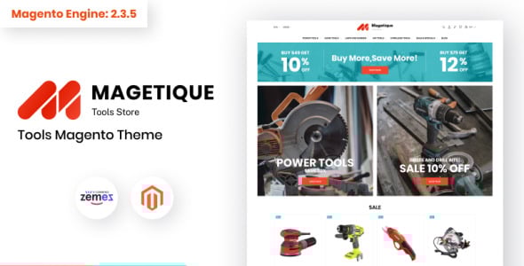 Tools Store Magento Theme